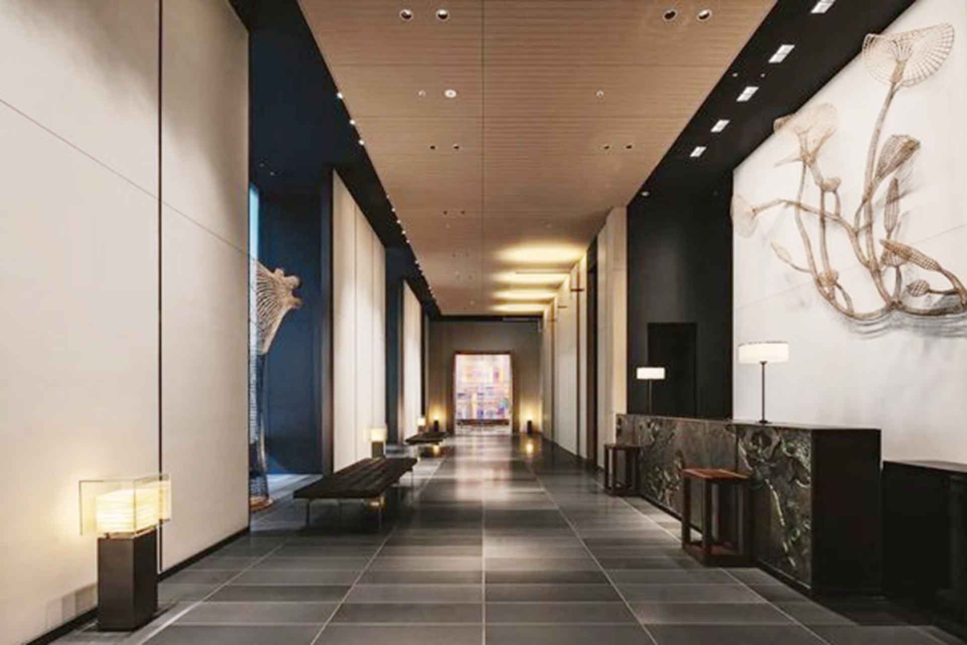 Toranomon Hills Residential Tower hall.jpg