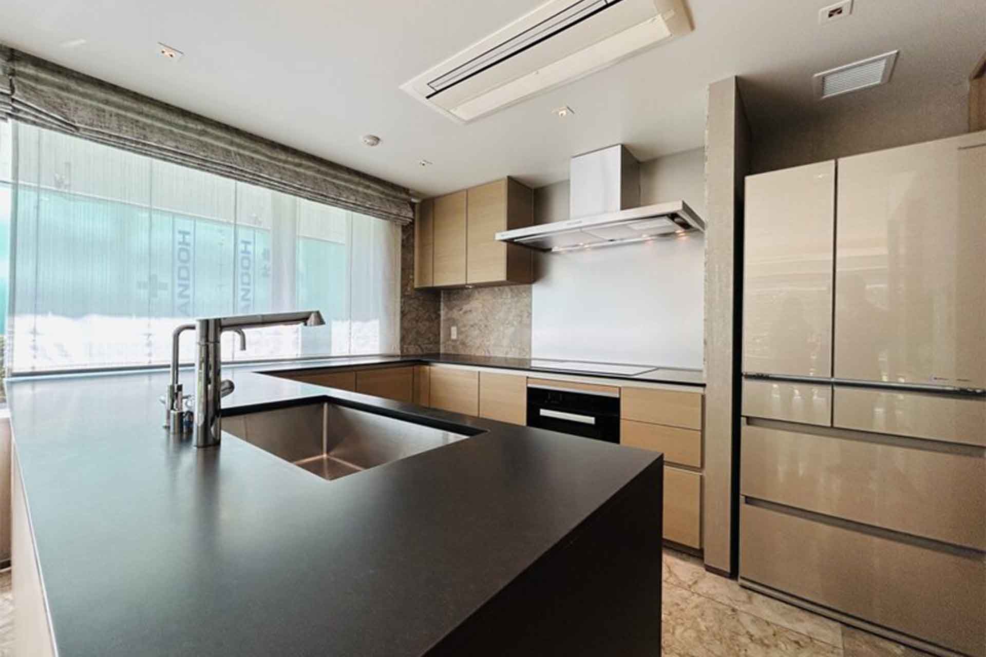 Park Mansion Hinokicho Park kitchen.jpg
