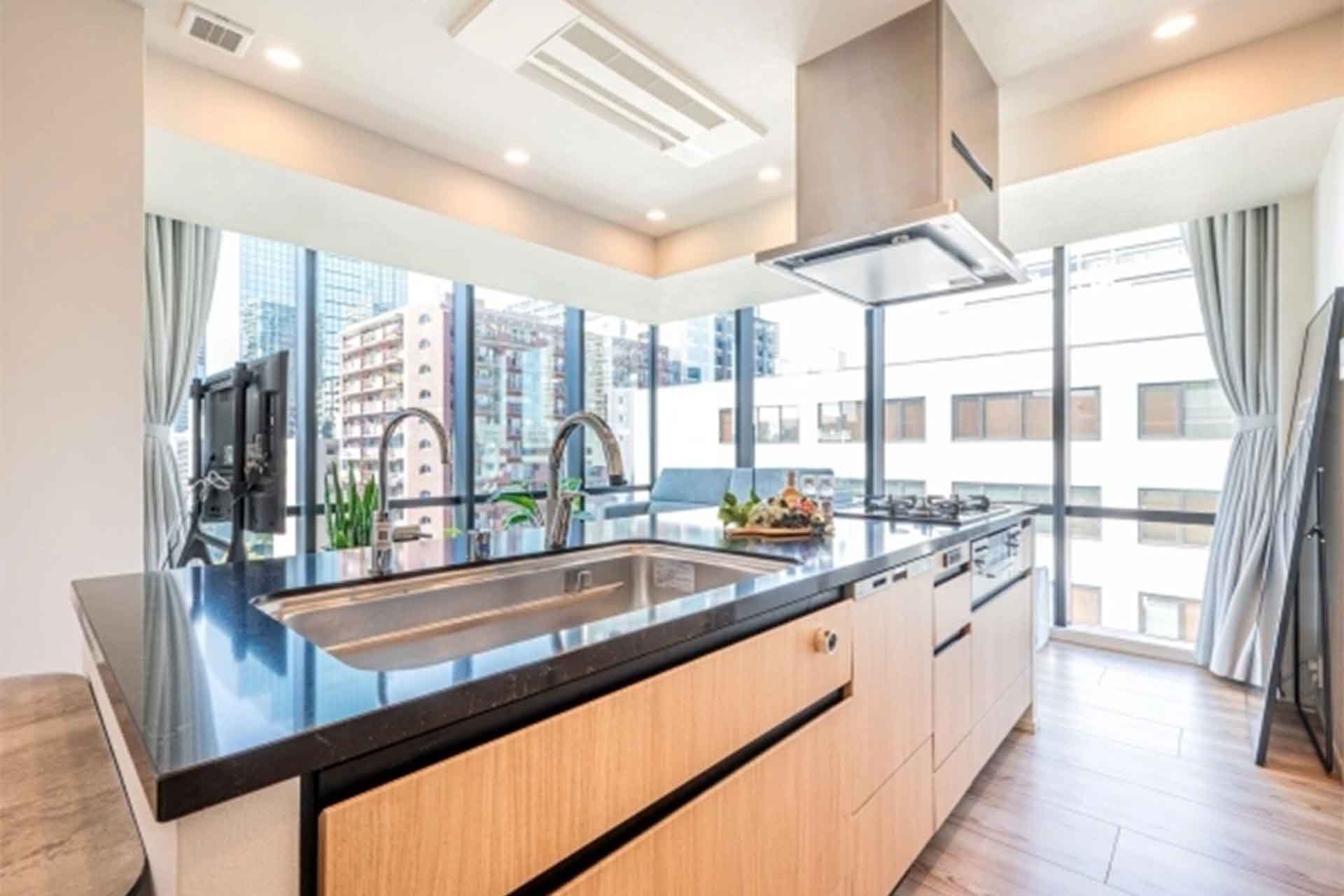 Proud Tower Shibaura kitchen.jpg