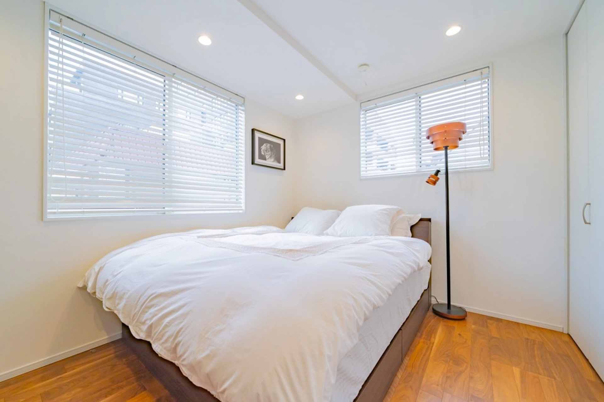 Minato-ku Takanawa 1-chome house bedroom.jpg