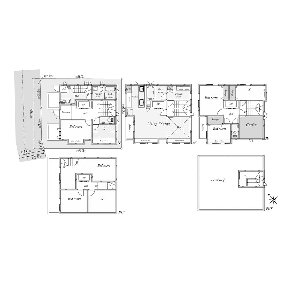 Minato-ku Takanawa 1-chome house.jpg