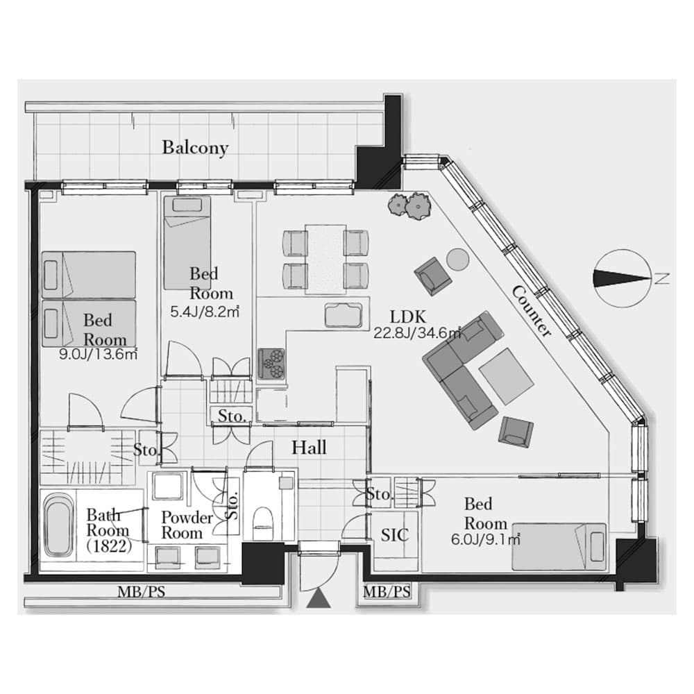 Grand Maison Shirokane no Mori The Tower.jpg