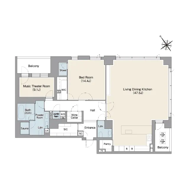 Prestige Residence Shirokanedai 303 1.webp