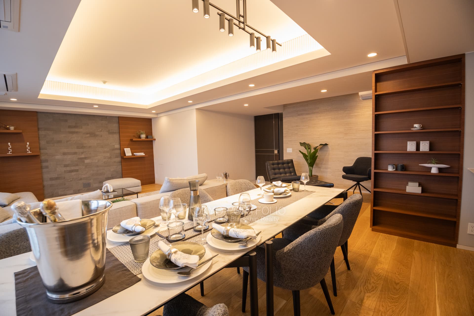 Park Le Jade Shirokane Residence 312 Living Room2.JPG