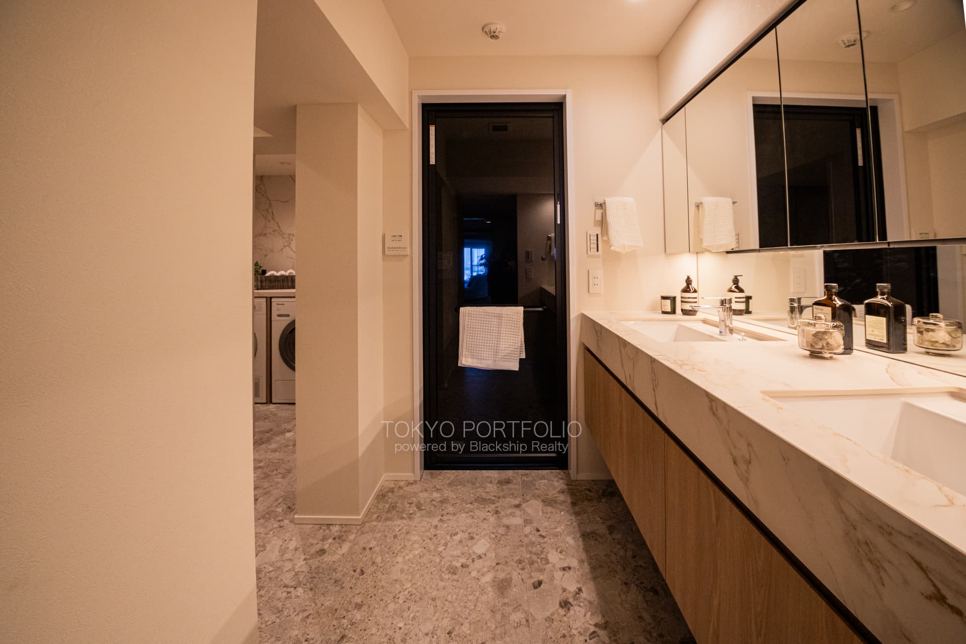 Ichibancho Park Mansion 604  Powderroom2.JPG