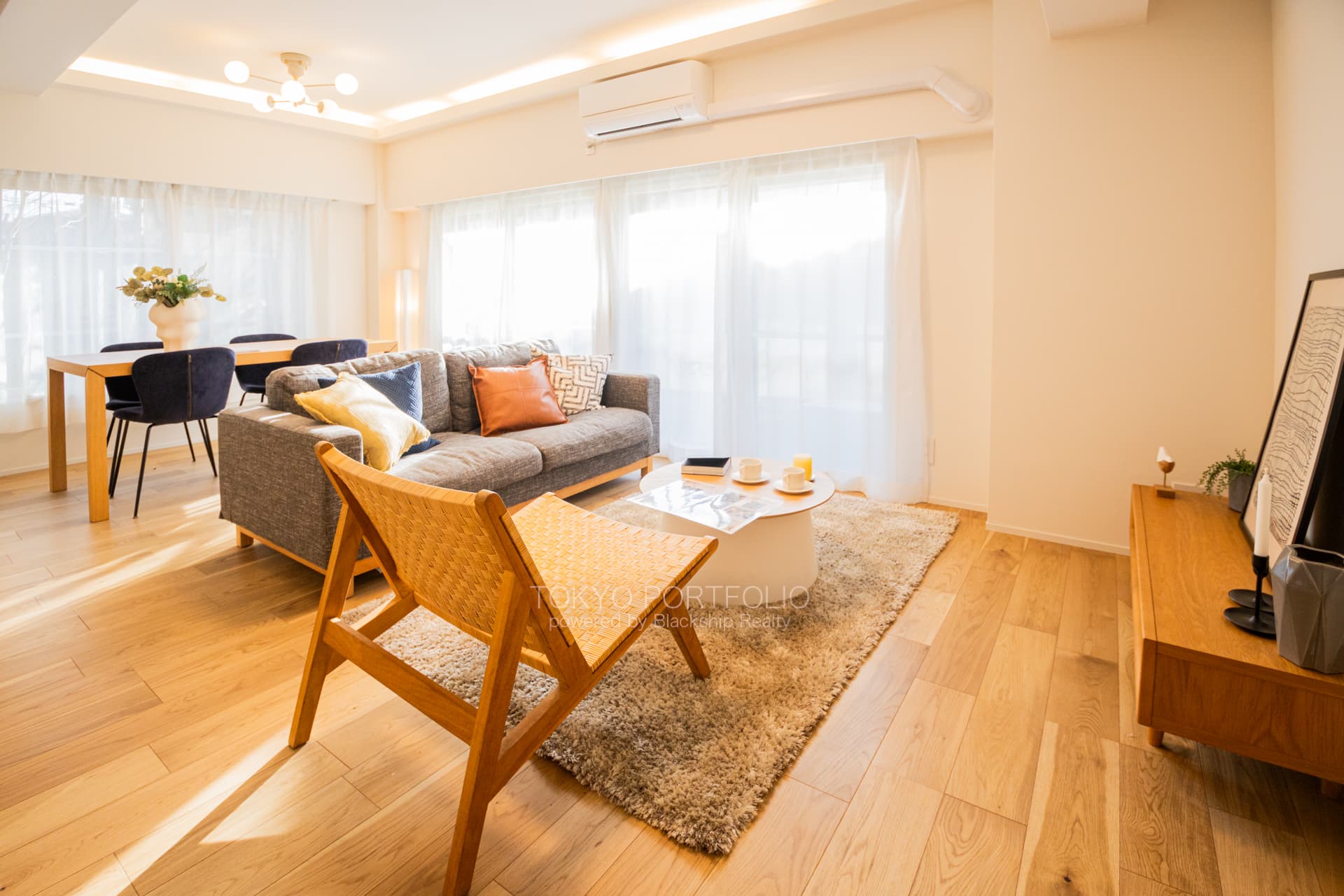 Hoei Tairamachi Mansion 101 Living Room3.JPG