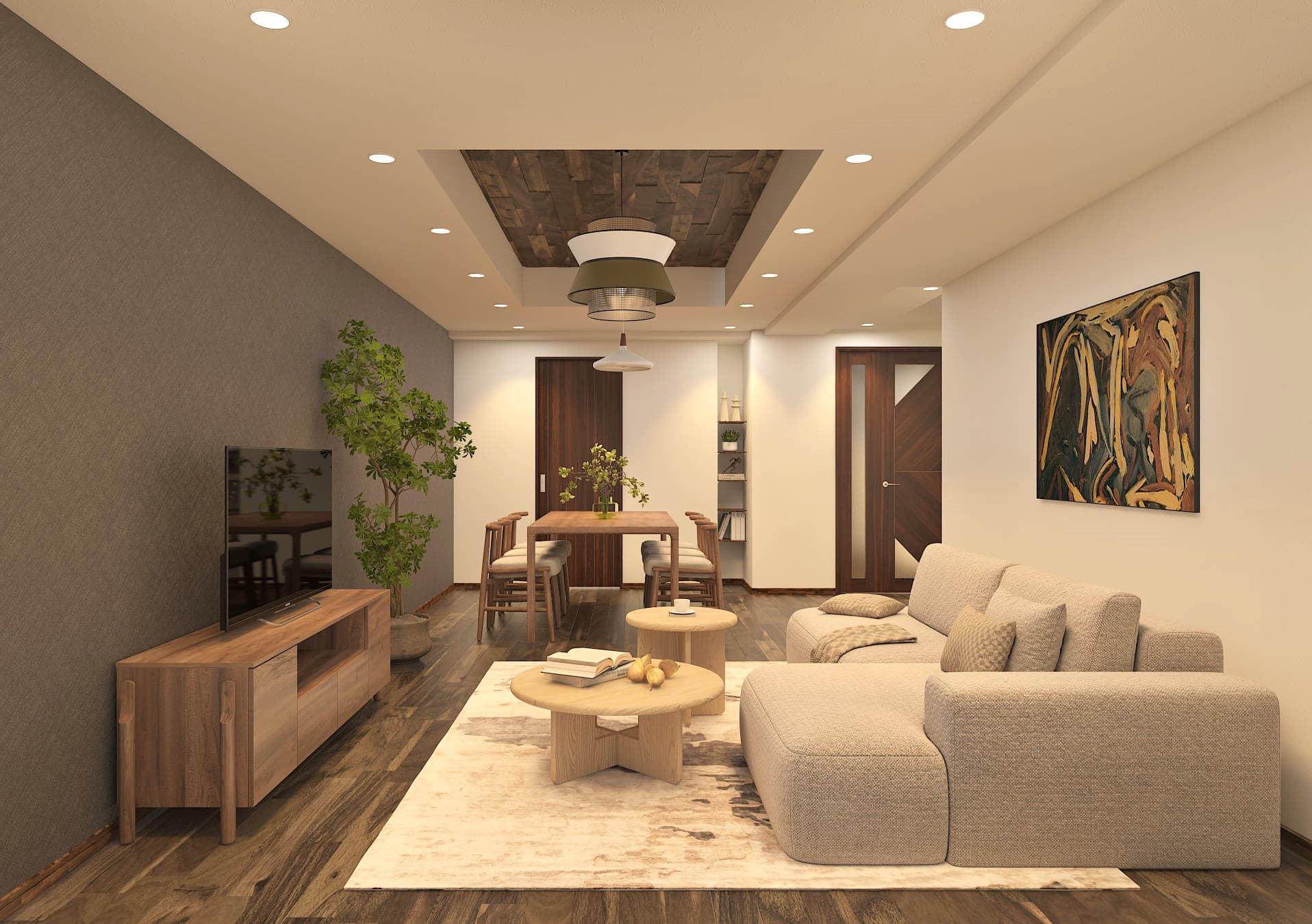 六本木ヒルズB棟36F _ living.jpg