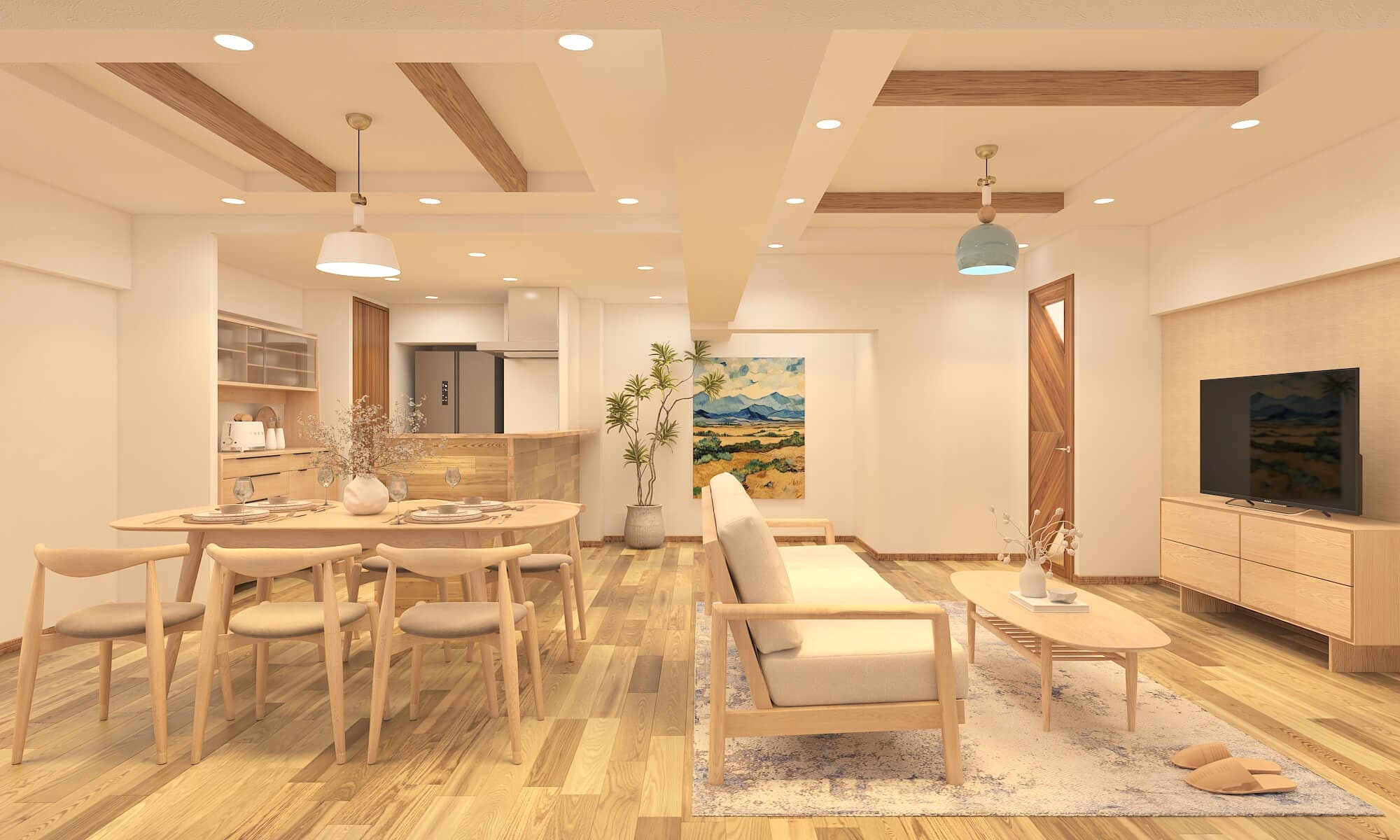 ハイネス南麻布 _ living.jpg