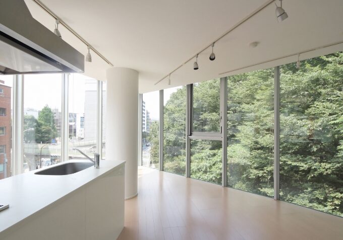 shinjuku luxury apartment living room view