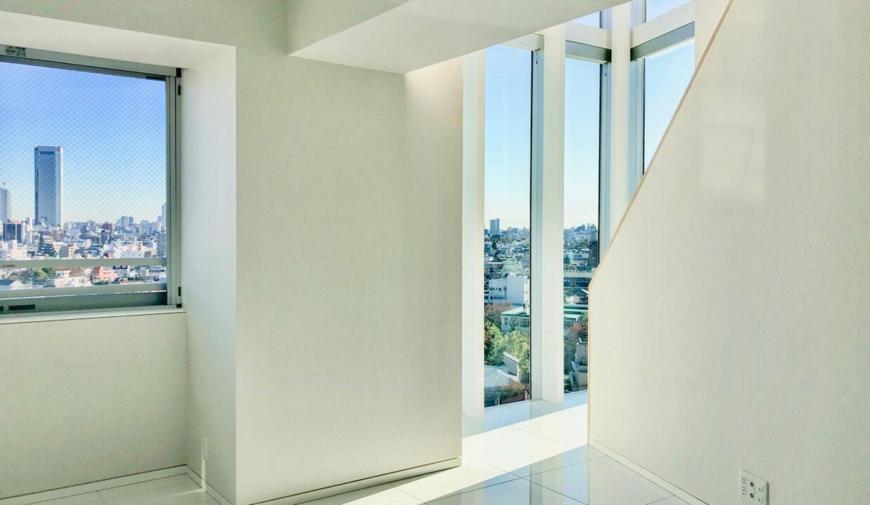 Nakano luxury apartment windows