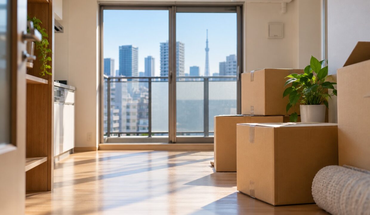 move out of tokyo apartment